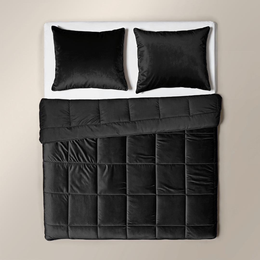 Zelesta Special Teddy Duvet in Black, product view