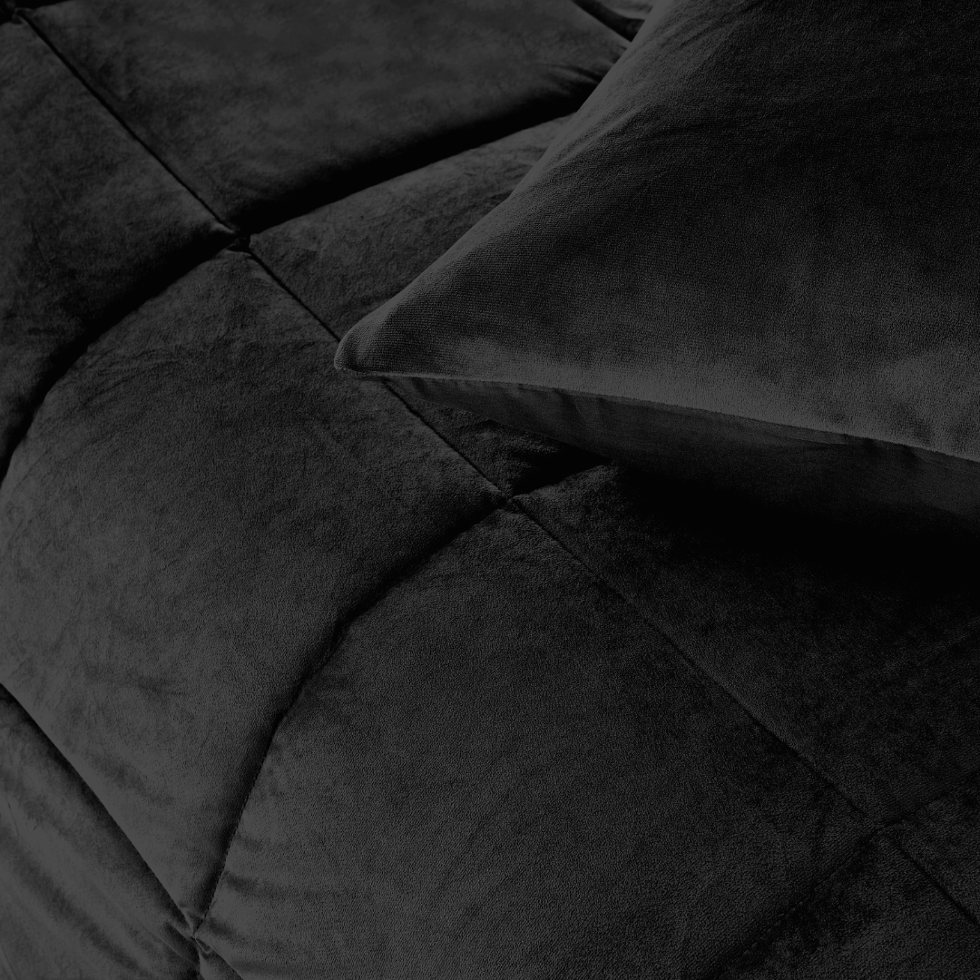 Zelesta Special Teddy Duvet in Black, product view