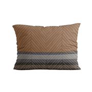 Zelesta Comfort Design Pillowcases Set Of 2 - Brown Stripes