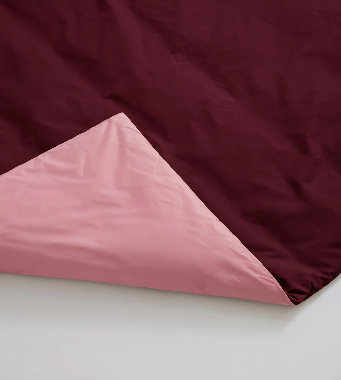 Zelesta Comfort Duo Seamless Duvet - Old Pink & Burgundy Red