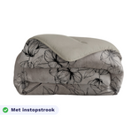 Zelesta Comfort Design Duvet - Butterfly Forest, product shot showing the butterfly and forest botanical print with delicate flowers and leaves
