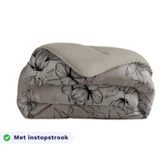Zelesta Comfort Design Duvet - Butterfly Forest, product shot showing the butterfly and forest botanical print with delicate flowers and leaves