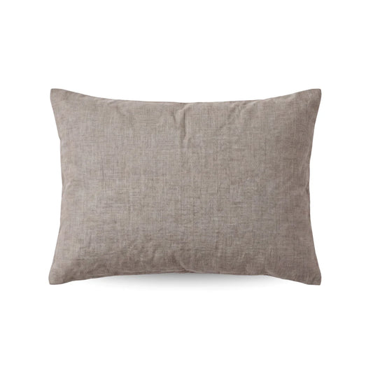 Zelesta Comfort Structure Pillowcase Set of 2 - Anthracite in Anthracite, front product view on a white background