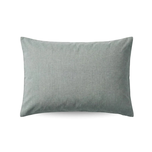 Zelesta Comfort Structure Pillowcase Set of 2 - Green in Green, front product view on a white background