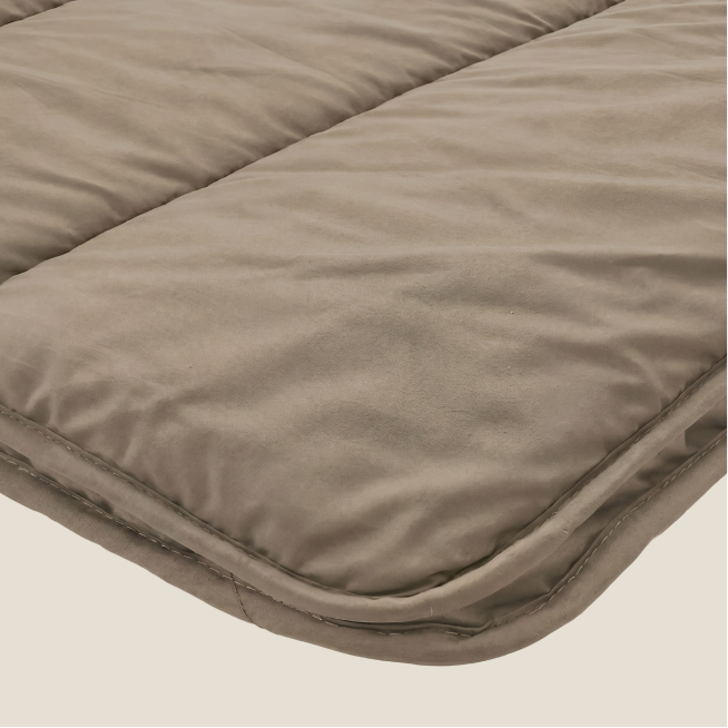 Zelesta Comfort Uni Couette Été - Taupe naturel