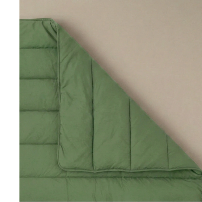 Zelesta Comfort Uni Couette Été - Vert sauge