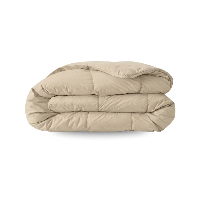 Zelesta Comfort Uni Couette Été - Sable chaud
