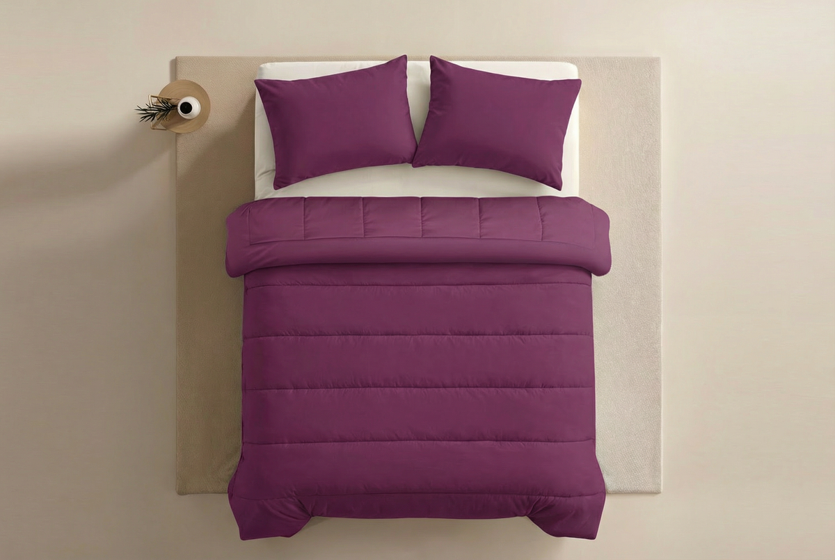 Zelesta Comfort Uni Couette 4 Saisons - Bordeaux