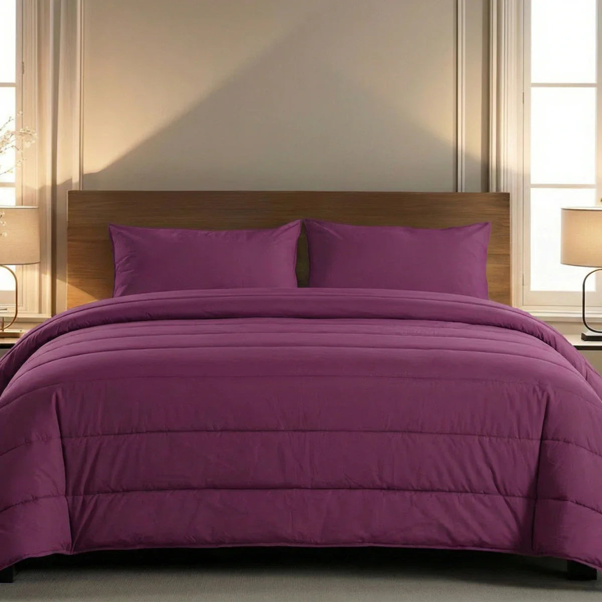 Zelesta Comfort Uni Zomerdekbed - Bordeaux