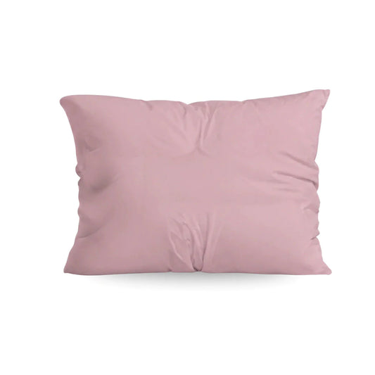 Zelesta Comfort Uni Pillowcases Set Of 2 - Old Pink in Old Pink, laid flat on a white background