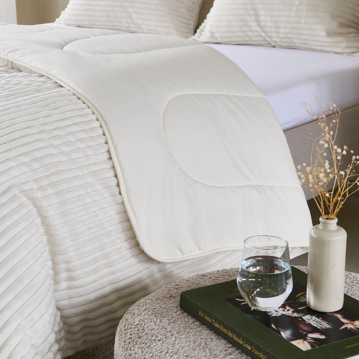 Zelesta Special Teddy Groove Duvet - Off-White