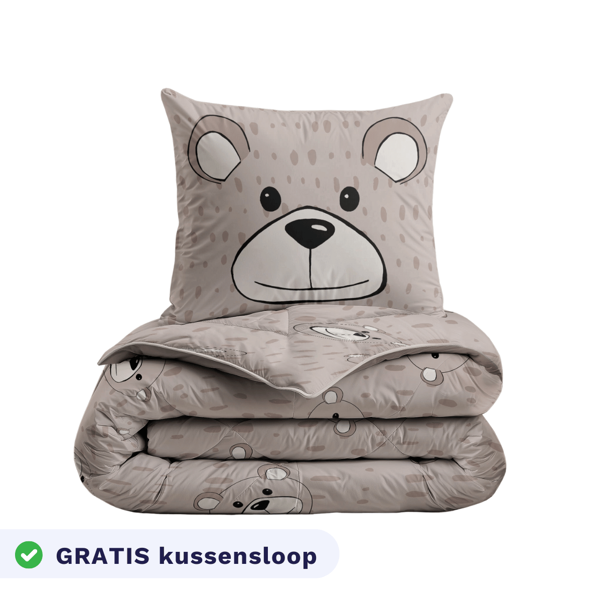Zelesta Comfort Kids Duvet - Happy Bear, lifestyle photo in a children's bedroom