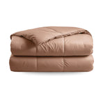 Zelesta Deluxe Uni Satijn Katoenen Zomerdekbed - Aarderood