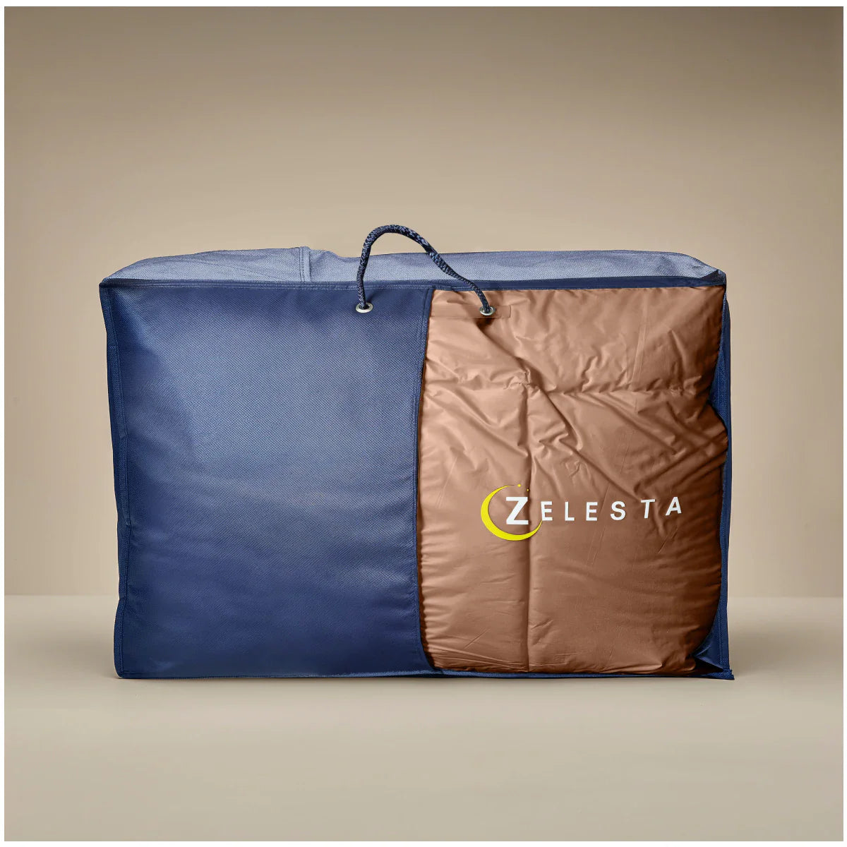 Zelesta Deluxe Uni Satijn Katoenen Zomerdekbed - Aarderood