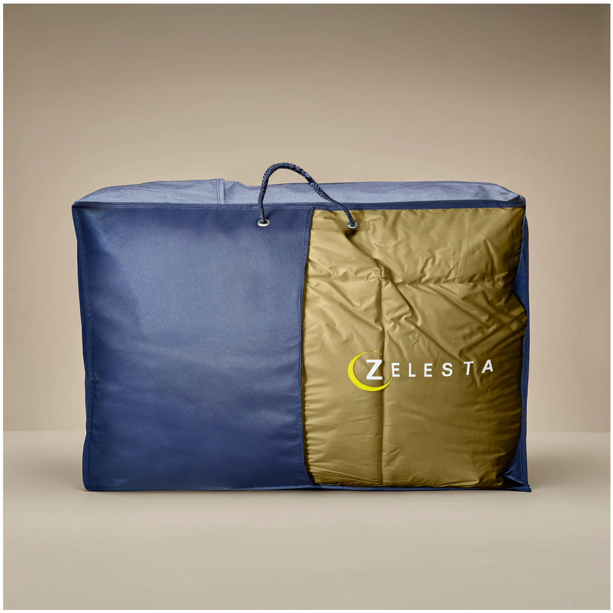 Zelesta Deluxe Uni Satijn Katoen Zomerdekbed - Okergeel