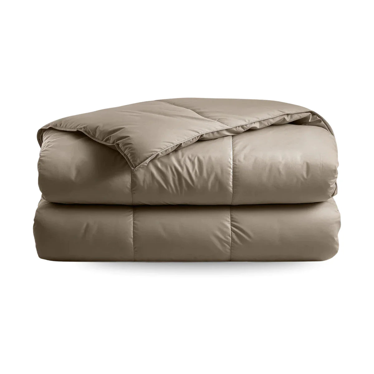 Zelesta Deluxe Uni Satin Cotton Summer Duvet - Walnut Brown
