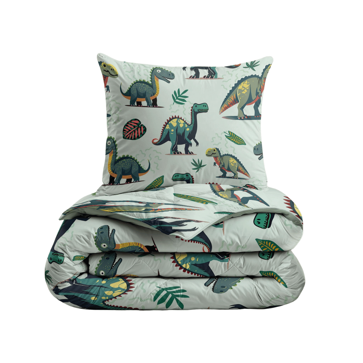 Zelesta Comfort Kids Duvet - Dino, lifestyle photo in a children's bedroom