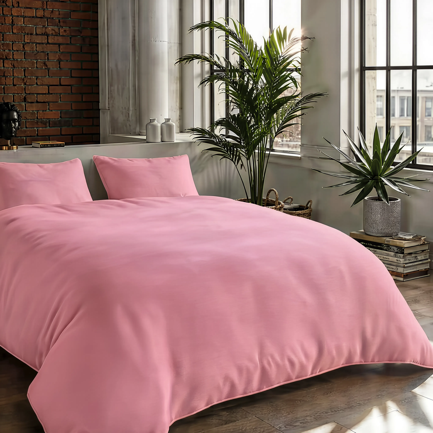 Couette Zelesta Comfort Uni Sans Coutures - Rose Poudré