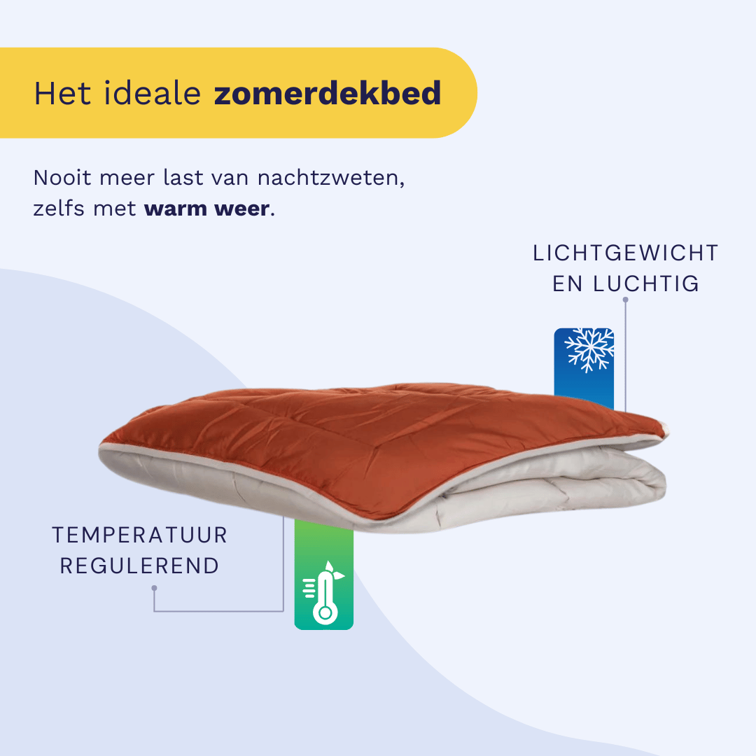 Zelesta Everyday Uni Summer Duvet in Light Grey & Ginger, neatly folded on a white background showing the soft light grey & ginger microfiber fabric
