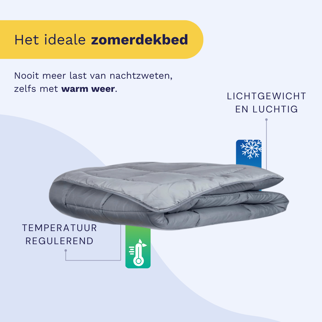 Zelesta Everyday Uni Summer Duvet in Dark Grey & Silver Grey, neatly folded on a white background showing the soft dark grey & silver grey microfiber fabric