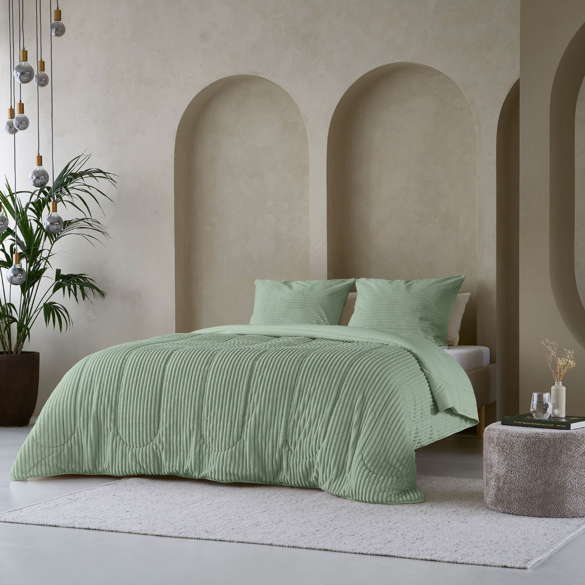 Zelesta Special Teddy Groove Couette - Verte
