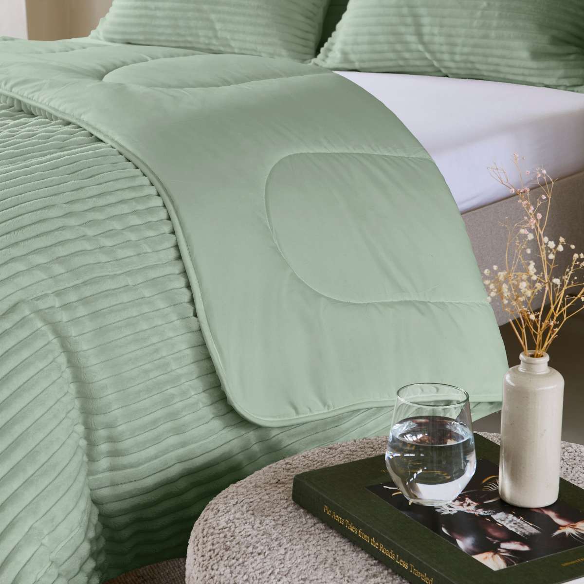 Zelesta Special Teddy Groove Couette - Verte