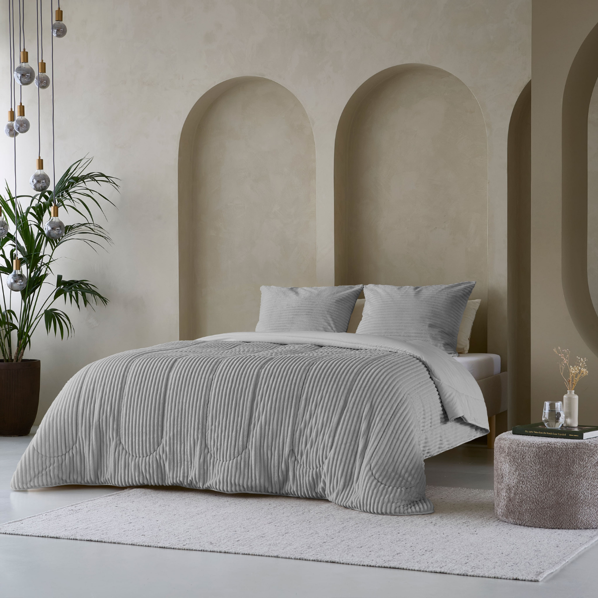 Zelesta Special Teddy Groove Couette - Gris