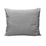 Zelesta Special Teddy Groove Taies d'oreiller Lot de 2 - Gris