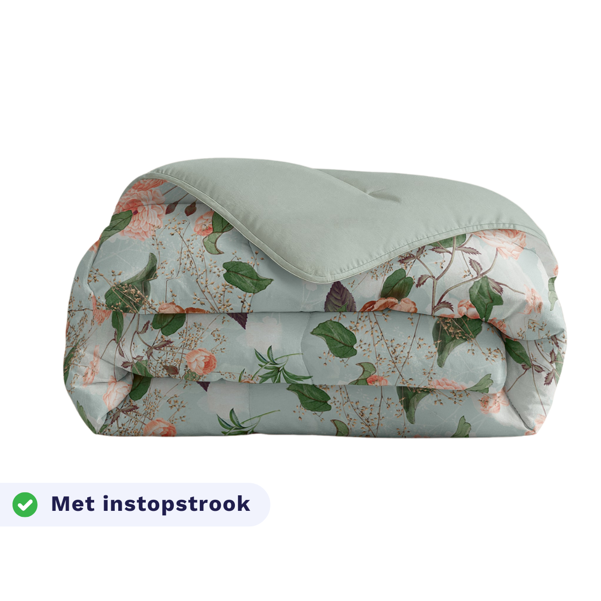 Zelesta Comfort Design Duvet - Happy Flower, product shot showing the cheerful flower print in warm and bright colours