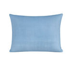 Taie d'Oreiller Zelesta Comfort Uni Sans Coutures Lot de 2 - Bleu Glacier
