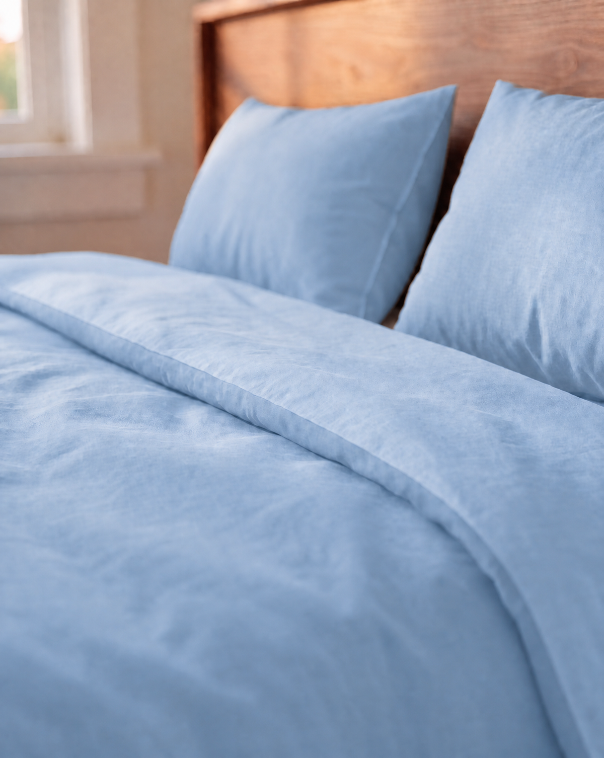 Zelesta Comfort Uni Naadloos Dekbed - IJsblauw