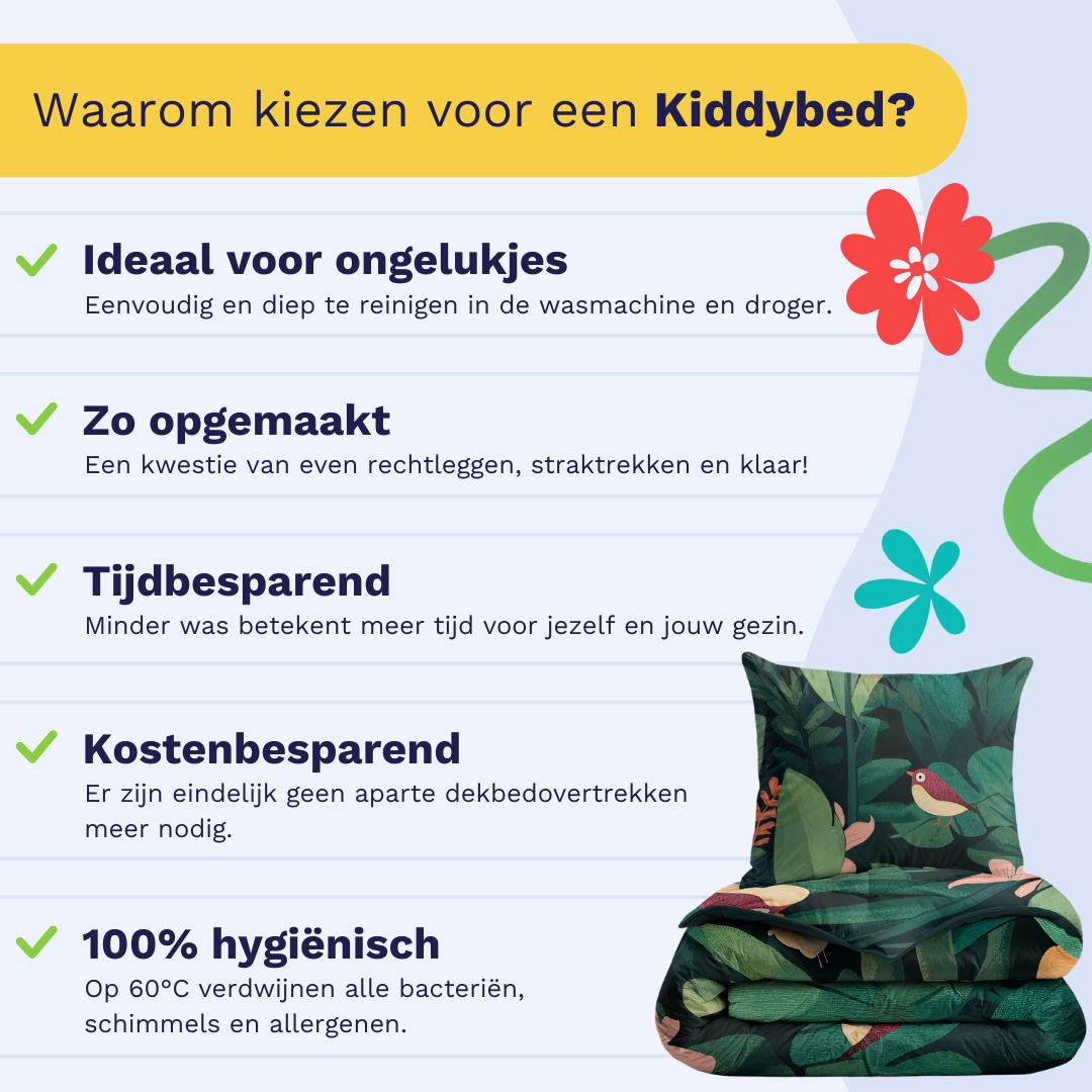 Zelesta Pure Kids Jungle Journey Cotton Duvet and matching pillowcase, product view