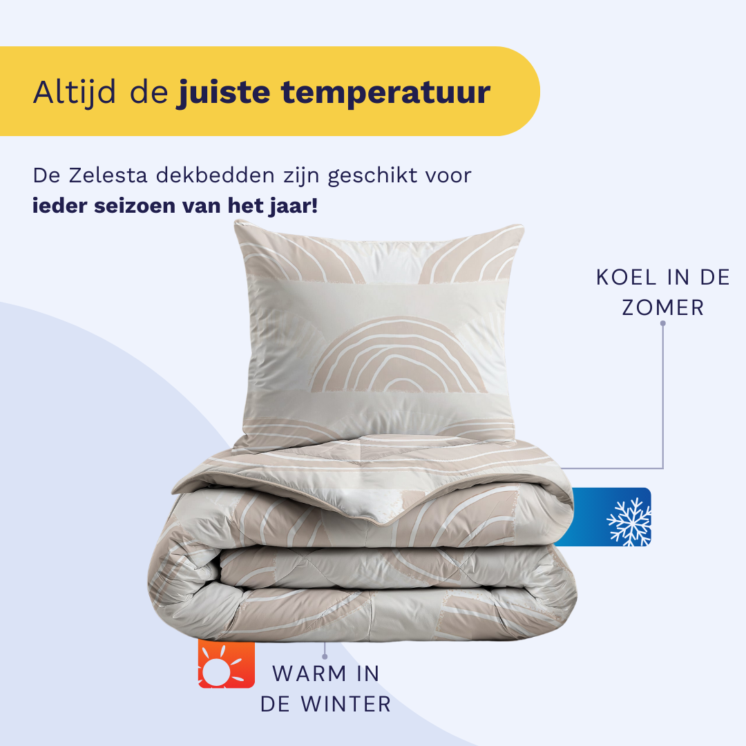 Zelesta Pure Kids Dune Dreams Cotton Duvet in a styled kids bedroom setting