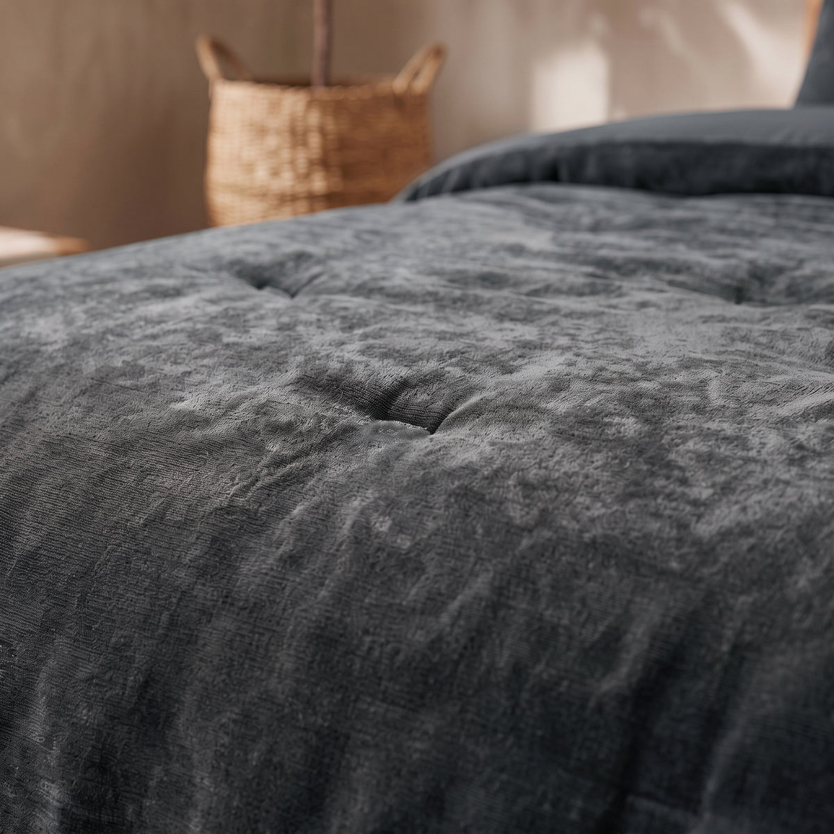 Zelesta Special Jersey Chenille Dekbed - Warmgrijs