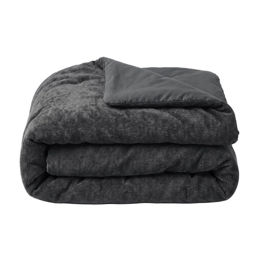 Zelesta Special Jersey Chenille Couette - Gris chaud