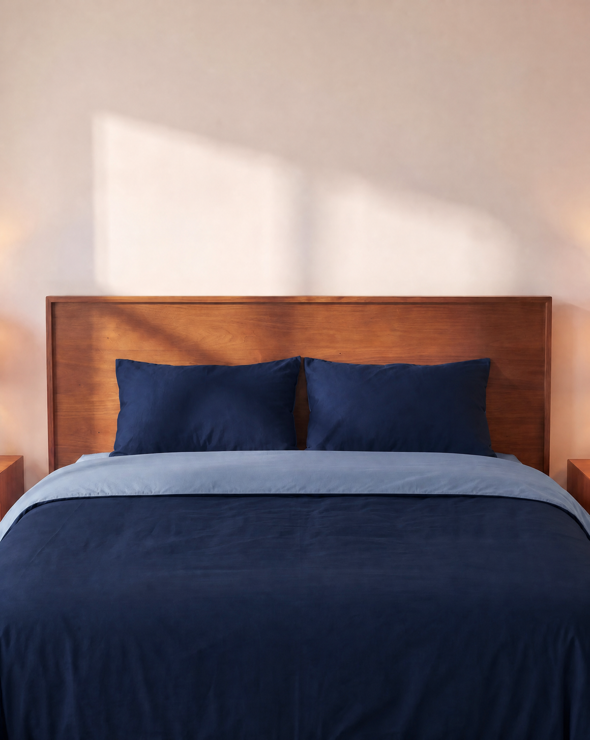 Couette Zelesta Comfort Duo Sans Coutures - Bleu & Bleu Marine