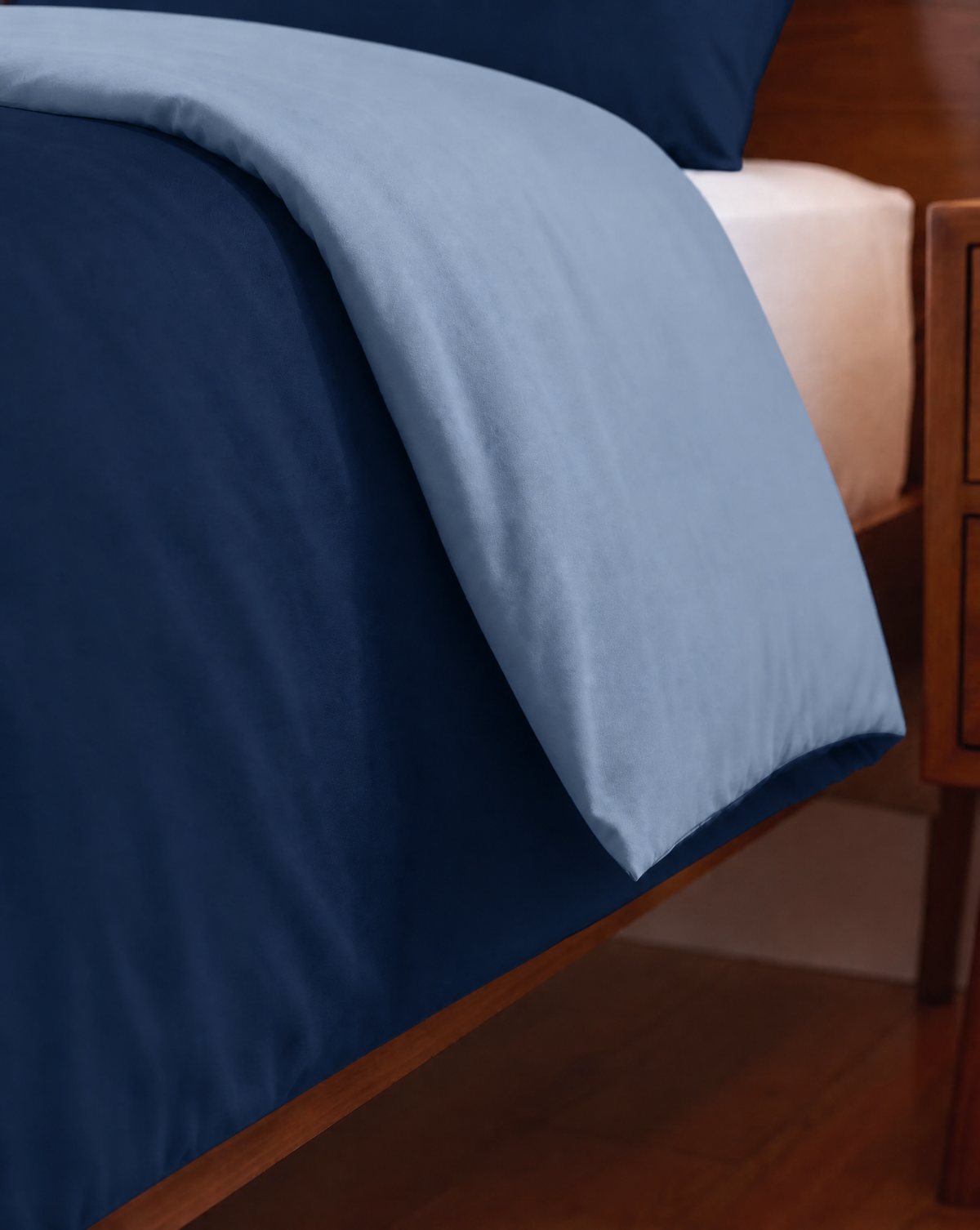 Couette Zelesta Comfort Duo Sans Coutures - Bleu & Bleu Marine