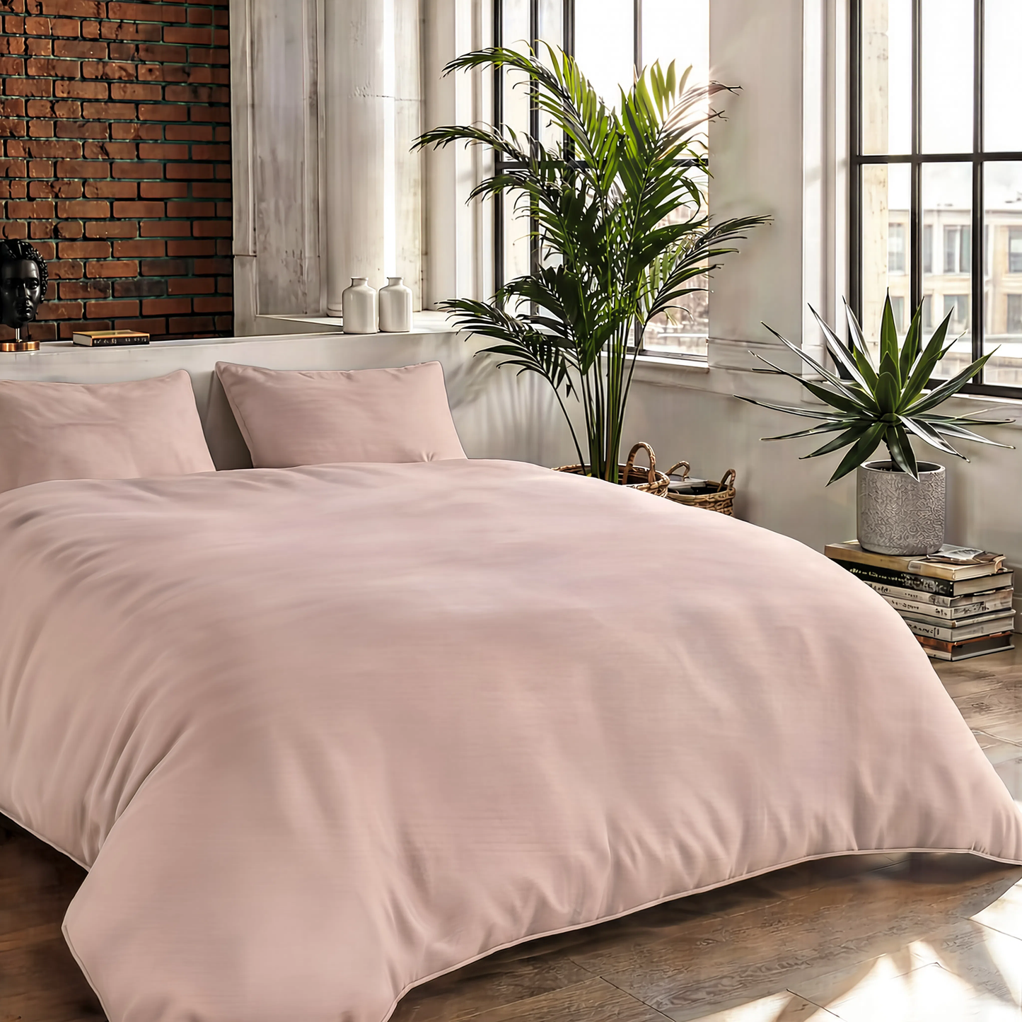 Zelesta Pure Uni Naadloos Katoenen Dekbed - Misty Rose