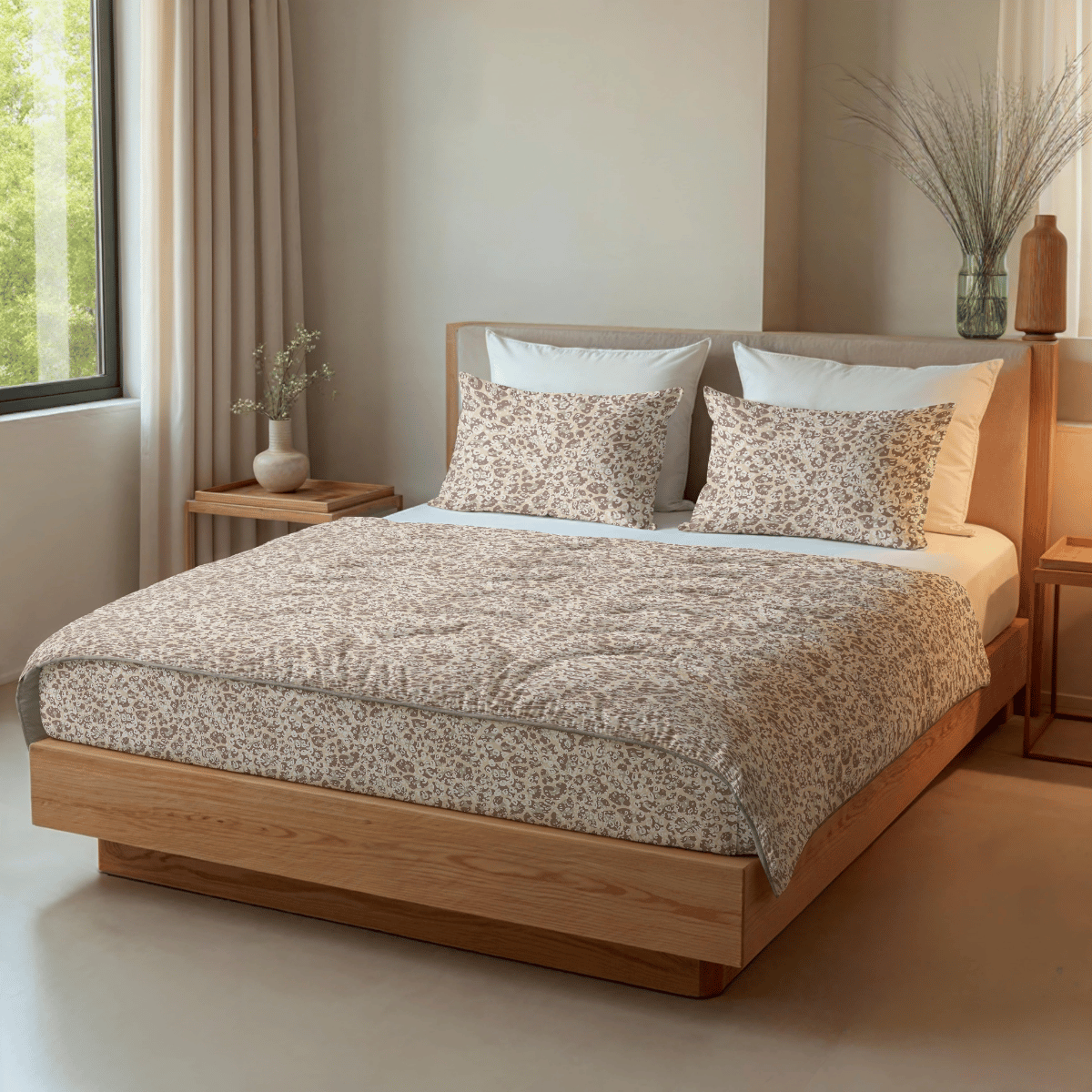 Zelesta Comfort Design Duvet - Sand Panther