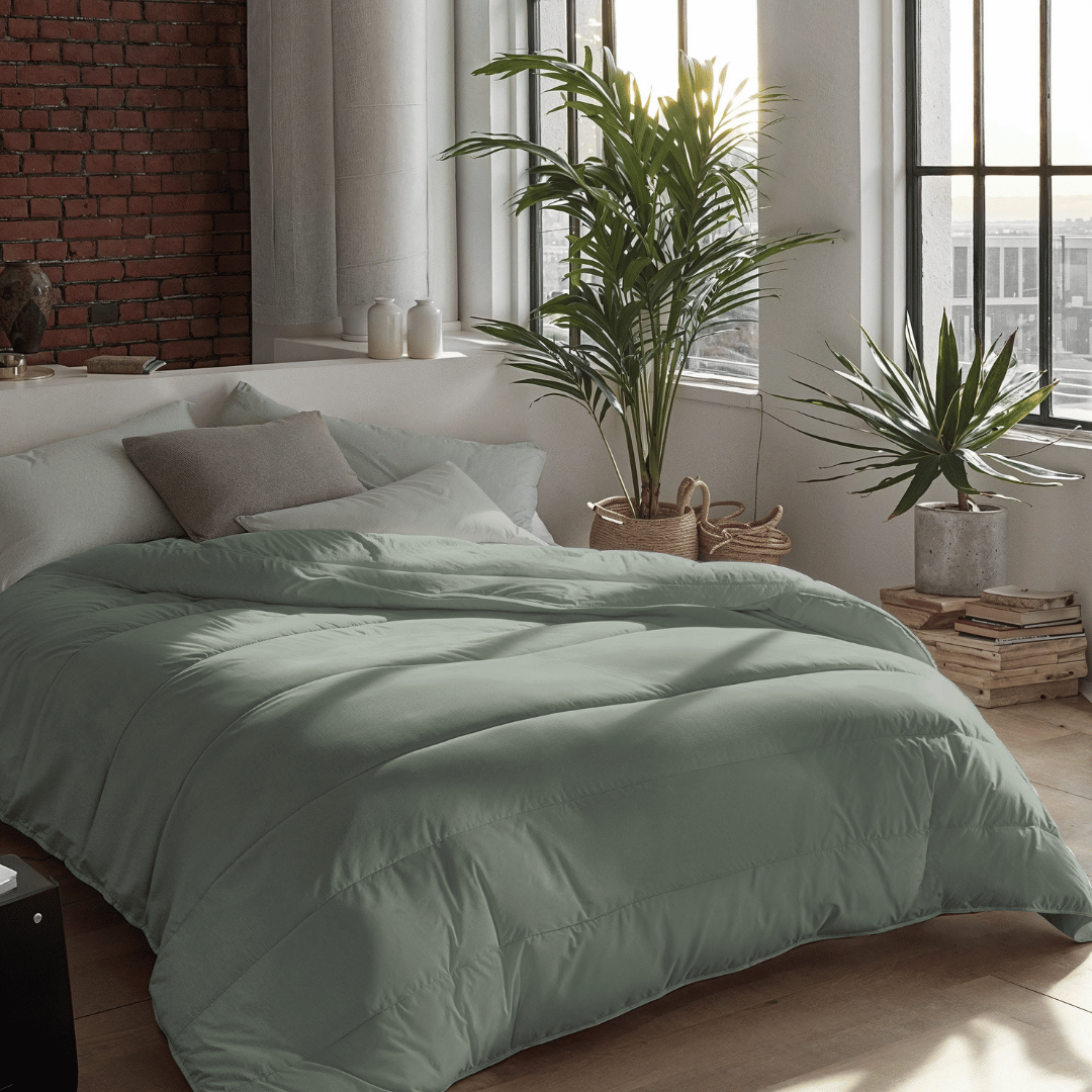 Zelesta Everyday Uni Duvet - Pastel Green