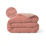 Zelesta Pure Duo Katoenen Dekbed - Terracotta Roze & Aarderoze