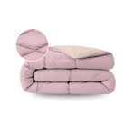 Zelesta Pure Duo Cotton Summer Duvet - Soft Lilac & Soft Pink