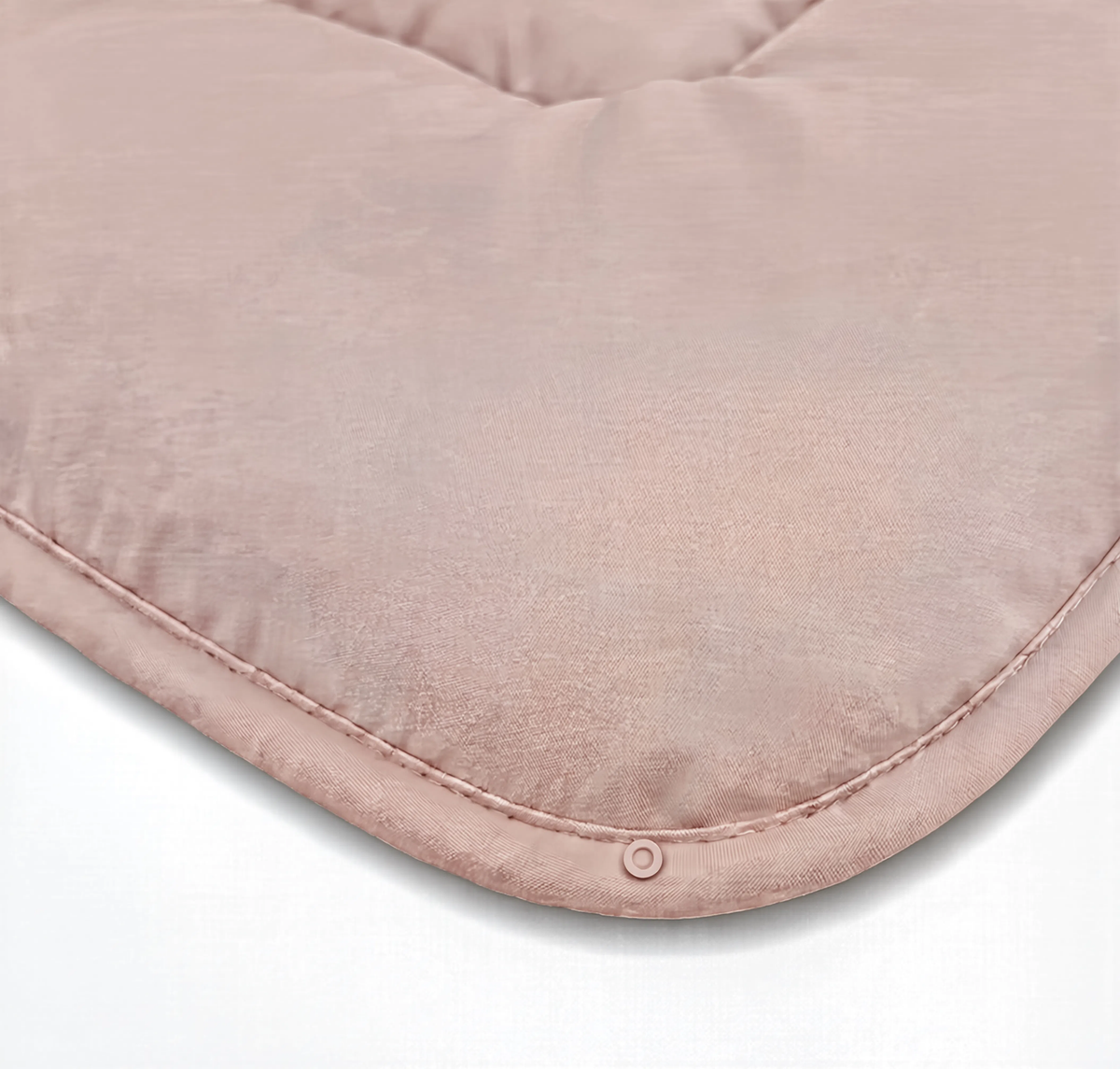 Couette Zelesta Pure Uni 4 Saisons Sans Coutures en Coton – Rose