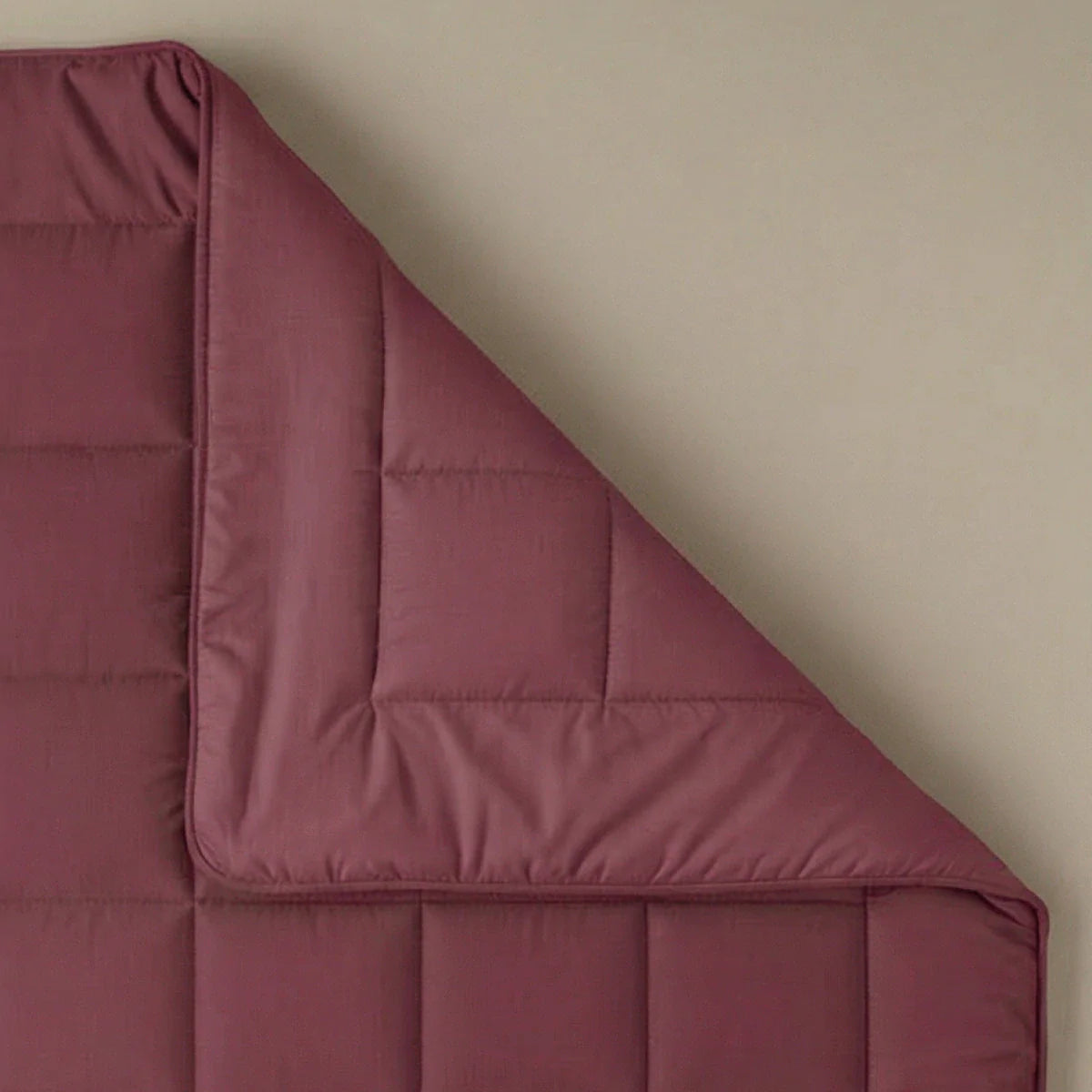 Zelesta Pure Uni Cotton Summer Duvet - Burgundy