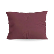 Zelesta Pure Uni Katoenen Kussensloop Set van 2 - Bordeauxrood