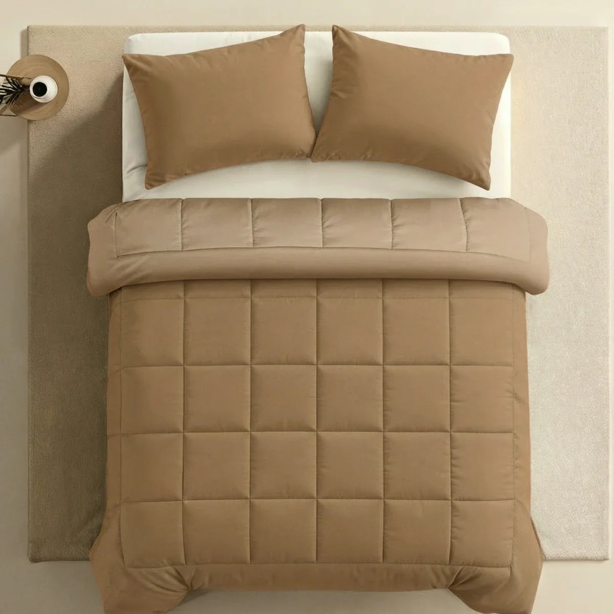 Zelesta Pure Uni Cotton Summer Duvet - Cocoa Brown