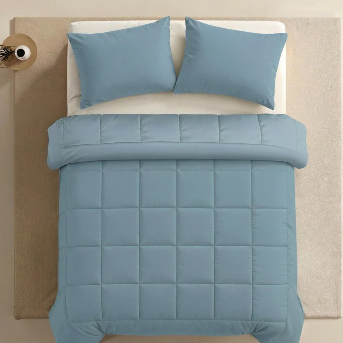 Zelesta Pure Uni Cotton Duvet - Pastel Blue