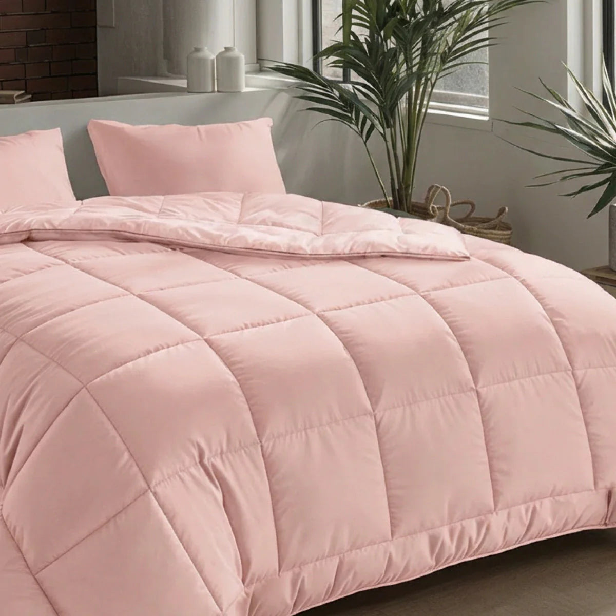 Zelesta Pure Uni Cotton Summer Duvet - Soft Pink