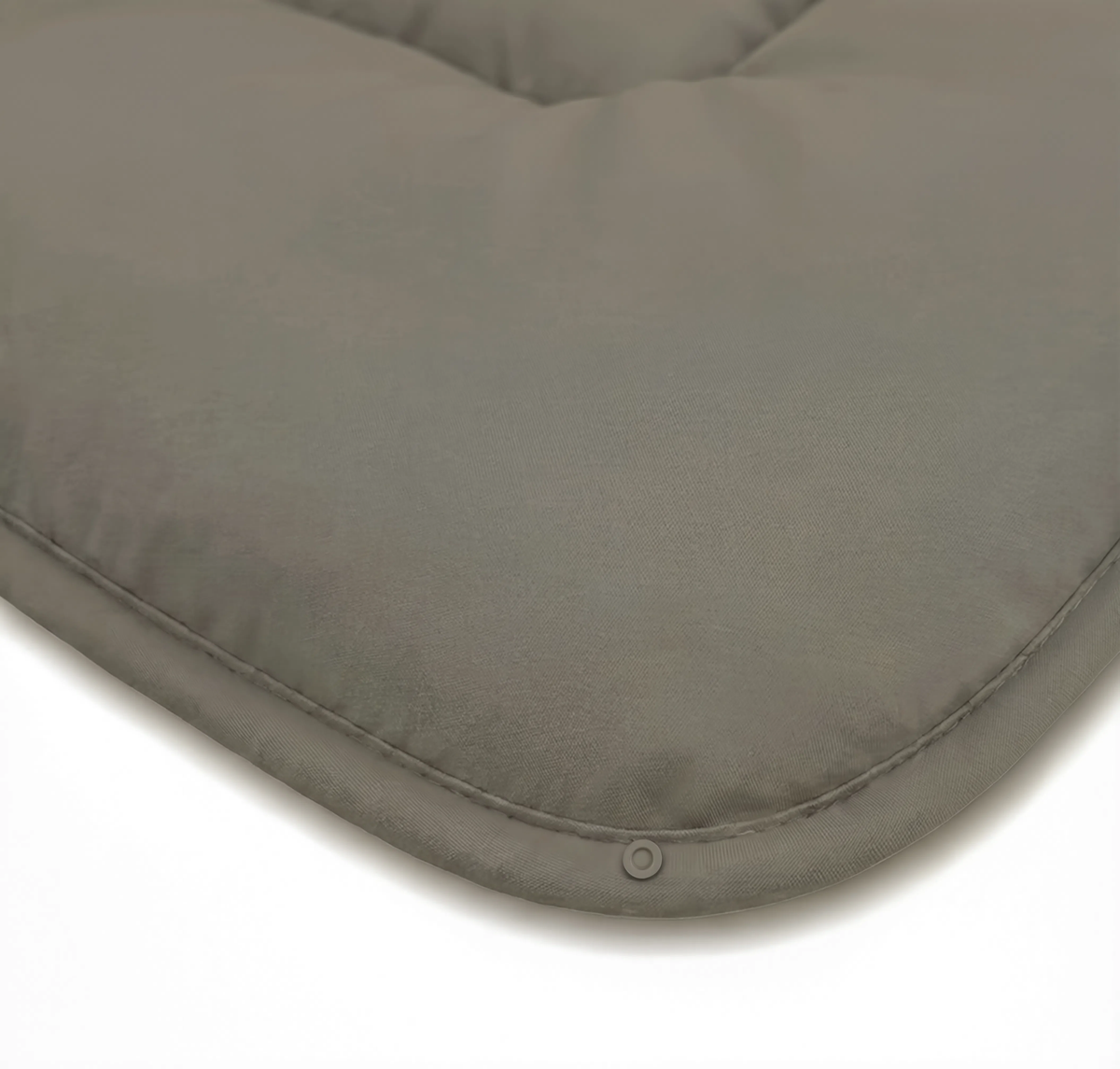 Couette Zelesta Pure Uni 4 Saisons Sans Coutures en Coton – Anthracite