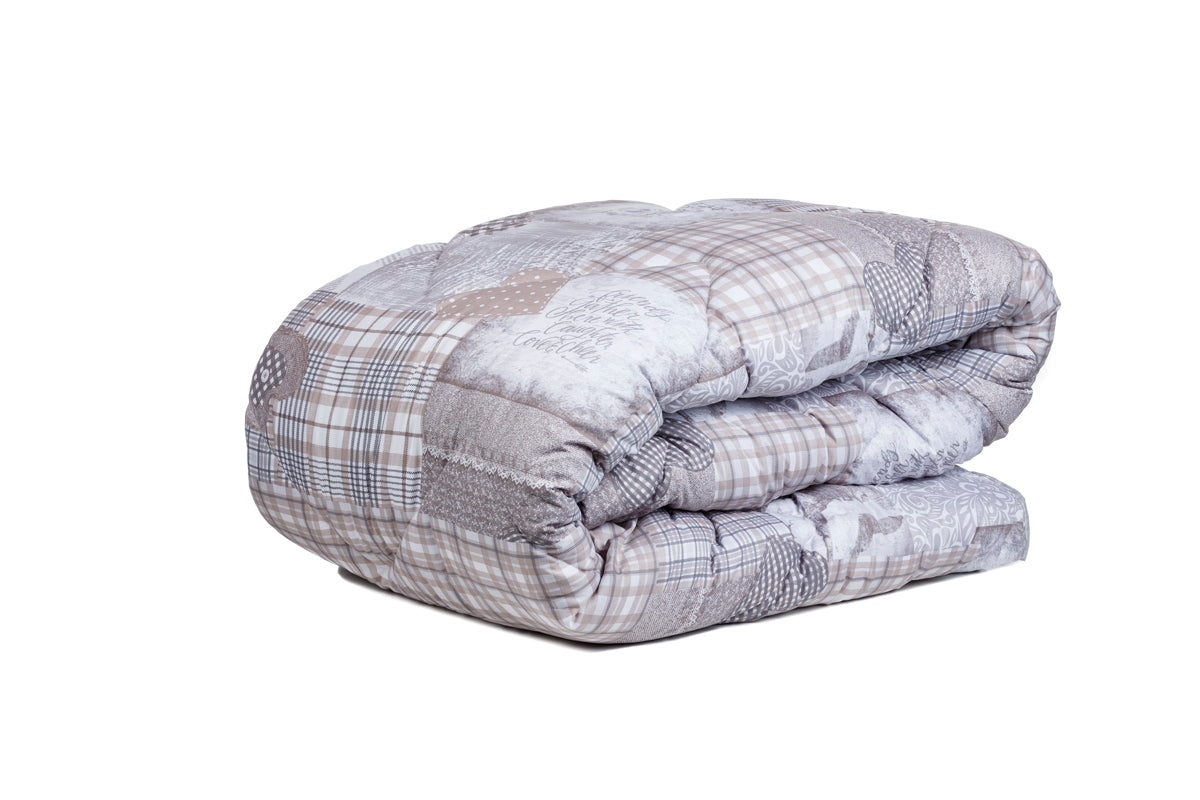 Zelesta Comfort Design 4-Season Duvet - Patchwork Hearts image